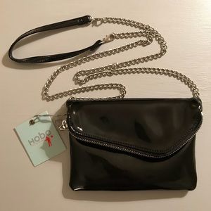 NWT Hobo Daria Patent Crossbody Purse Clutch Bag